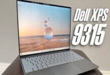 Dell XPS 9315 - Đánh giá tổng quan về tính năng và hiệu năng