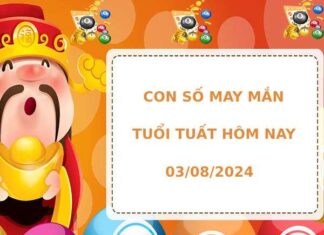Con số may mắn tuổi Tuất hôm nay 3/8/2024 dễ ăn