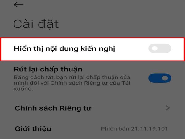 Tổng hợp các cách tắt quảng cáo trên điện thoại Xiaomi