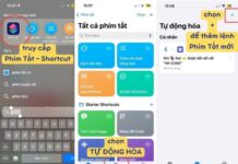 Cách thêm phím tắt trên iPhone