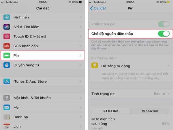 Cách tiết kiệm pin cho iphone