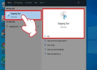 Hướng dẫn cách sử dụng Snipping Tool chi tiết, nhanh chóng