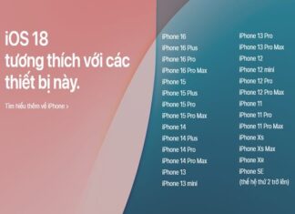 iOS 18 dành cho iPhone nào?