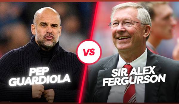 Pep Guardiola vs Sir Alex Ferguson