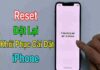 cách reset điện thoại iphone