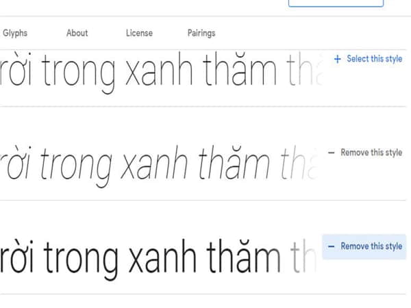 Chọn font chữ hỗ trợ tiếng Việt tốt